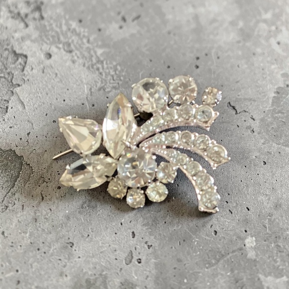 Vintage Rhinestone Brooch - Picture 3 of 4